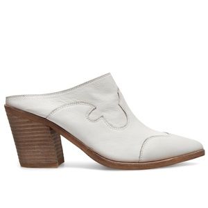 Anthropologie Silent D MOPAT Mule Off White